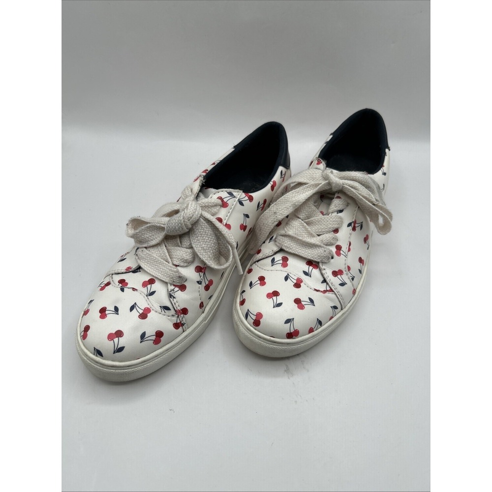 Kate Spade Athena Dancing Cherries Sneaker Shoes Size‎ 7B Casual